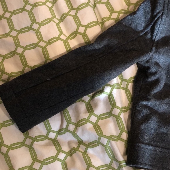 GAP Kids Toddler Wool Toggle Coat Hooded Gray Girls Size 4-5 - Picture 13 of 14